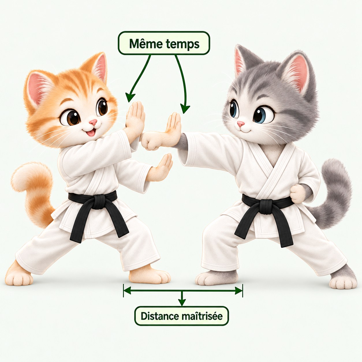 Illustration pédagogique de Réception et réponse simultanées