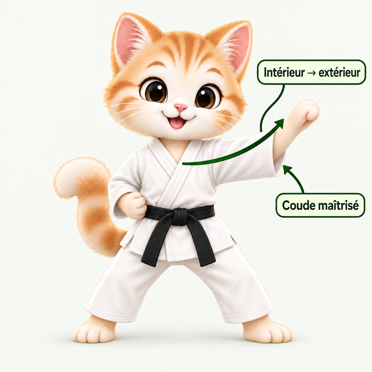 Illustration pédagogique de Soto uke