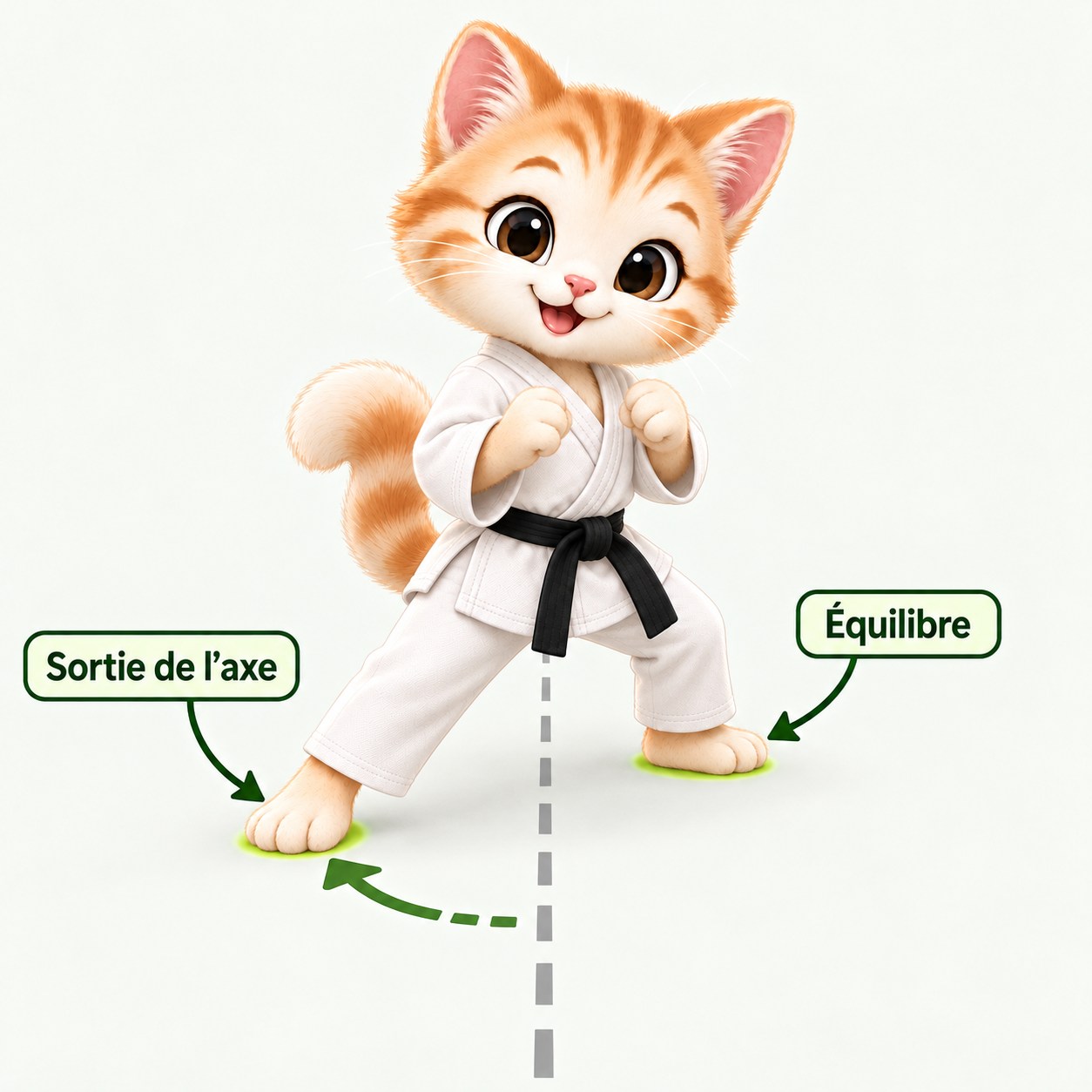 Illustration pédagogique de Tai sabaki