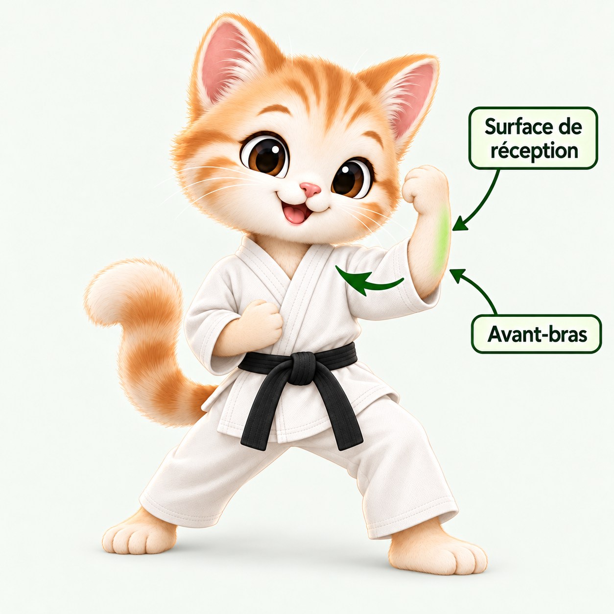 Illustration pédagogique de Ude uke